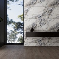 Gresie portelanata rectificata Mj White  60X120  lucioasa - 3