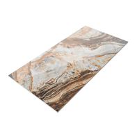 Gresie portelanata rectificata Ocean Brown  bookmatch A  60X120  lucioasa - 5