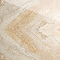 Gresie portelanata rectificata Octa Brown  bookmatch B  60X120  lucioasa - 1