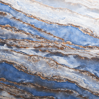 Gresie portelanata rectificata Onyx Sky Blue  60X120  lucioasa - 1