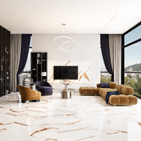 Gresie portelanata rectificata Raw Silk Onyx Endless  60X120  lucioasa - 2