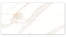 Gresie portelanata rectificata Royal Statuario Gold Glossy  60X120