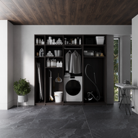 Gresie portelanata rectificata Stone Austin Nero Carving  60X120  mata - 2