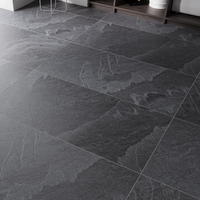 Gresie portelanata rectificata Stone Austin Nero Carving  60X120  mata - 3