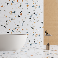 Gresie portelanata rectificata Stracciatella White  60X120  mata - 3