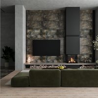 Gresie portelanata rectificata Underground Decor Brown  60X120  mata - 2