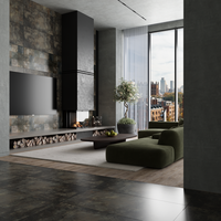 Gresie portelanata rectificata Underground Decor Brown  60X120  mata - 3