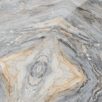 Gresie portelanata rectificata Zasilo Grey  bookmatch A  60X120  lucioasa - 6