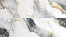 Gresie Portelanata Rozer Grey Gold Insert Carving 60X120 Lucioasa cu Insertii Aurii