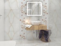 Gresie portelanata Sardonyx White  55 x 55 - 2