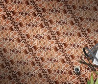 Gresie Rustic Almeria Maron (R2)  30 x 30  mata - 2