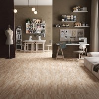 Gresie tip parchet exterior / interior Lamine Cream  30 x 60 cm  mata  portelanata - 2