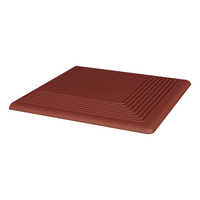 Klinker grinda arcuita de colt Natural Rosa Portelanat  30 x 30 - 1