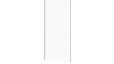Paravan dus walk in / Perete dus pentru cabina Cersanit Crea S159-010  sticla transparenta  90 x 200 cm
