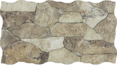 Placa de perete din portelan Canyon Oxide 25x45 mm, finisaj mat
