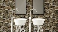 Placa murala portelanata Canyon Noce  25X45  mata - 2