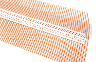 Profil colt PVC cu plasa 20x20 mm 3 m - Terra Quality portocaliu