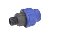 Racord compresiune PEHD  filet exterior  32 mm x 3/4