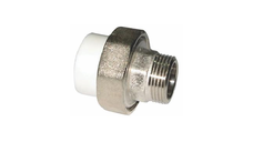 Racord PPR  cu olandez  filet exterior  25 mm x 3/4