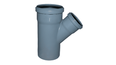 Ramificatie redusa polipropilena (PP) HTEA 45Â° - 50 mm x 40 mm