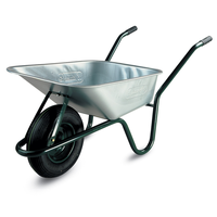 Roaba constructii cu roata pneumatica galvanizata Limex 85 L - 1