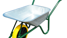Roaba de constructii Limex cu roata turnata galvanizata, capacitate 85 L