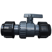 Robinet PEHD  diametru 32 mm - 1