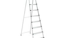 Scara metalica 1107 cu 8+1 trepte, inaltime 247 cm