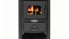 Semineu pe lemne Termo Kreka  cu plita de gatit si sticla termorezistenta