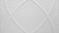 Tavan fals decorativ 0838, polistiren extrudat alb, 50 x 50 x 0.4 cm
