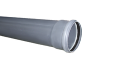Teava PVC cu mufa si garnitura 110 mm x 1 M