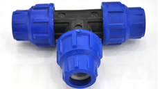 Teu compresiune PEHD  diametru 25 mm