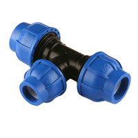 Teu redus compresiune PEHD  32 x 25 x 32 mm - 1