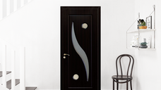 Usa de interior din lemn cu geam Modern OP-063 Wenge 2000/700