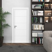 Usa de interior din MDF Idealine  model 9020  alba  2010/810 - 1