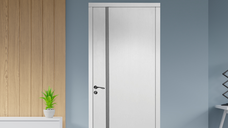Usa de Interior KMC-035 Alb cu Geam - Dimensiuni 2000x800 mm
