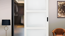 Usa glisanta interior MDF laminat BD61-3L, alba, 870 x 2130 mm