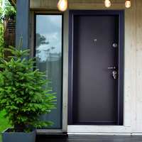 Usa metalica exterior Mega Door EKOPLUS 9000 Gri antracit stanga - 2