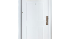 Usa metalica exterior RGT 037  cu geam  Stanga  Alba