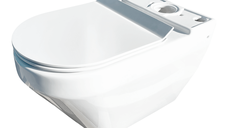 Vas WC Cersanit Compact BTW Crea Oval Clean On 010/020 cu Capac Soft Close K114-023