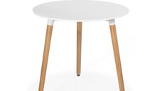 Masa Rotunda BUC 081 Alba din MDF
