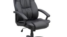Scaun birou OFF 510 negru din piele ecologica