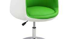 Scaun de bar ABS 113 verde cu spatar ergonomic