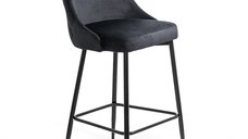 Scaun de bar ABS 143 negru, fix, modern si elegant