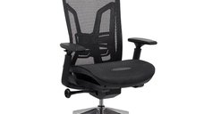 Scaun de birou ergonomic SYYT 9506 cu brate reglabile - negru