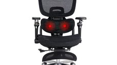 Scaun de birou ergonomic SYYT 9521 cu suport lombar, masaj si incalzire