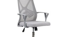 Scaun de birou OFF 431 gri deschis - Resigilat