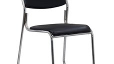 Scaun de conferinta HRC 604 negru, stivuibil si elegant