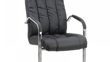 Scaun de vizitatori OFF 8115 - Negru Elegant si Confortabil