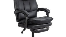 Scaun Directorial OFF 417 cu Piele Ecologica, Suport de Picioare si Design Elegant